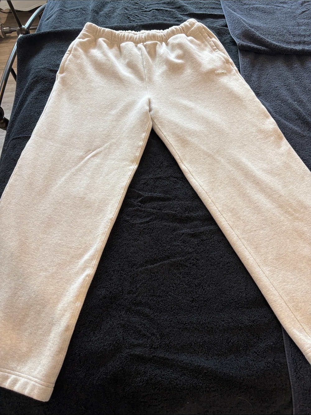 SKIMS Cream Cozy Terry Track Pants